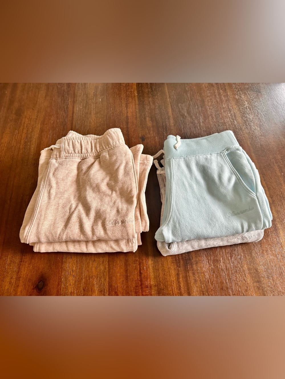 Abercrombie kids girls sweatpants x 4, size 11-12